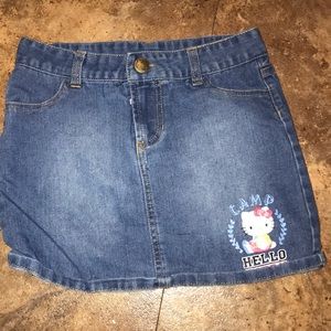 Hello Kitty Jean skirt